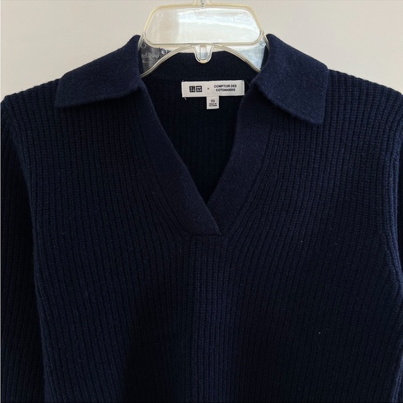 Uniqlo Premium Lambswool Long-Sleeve Polo Sweater - Picture 10 of 14
